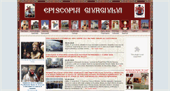 Desktop Screenshot of episcopiagiurgiului.ro