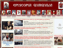 Tablet Screenshot of episcopiagiurgiului.ro